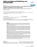 Báo cáo y học: Conventional intramuscular sedatives versus ziprasidone for severe agitation in adolescents: case-control study