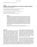 Báo cáo y học: Systemic lupus erythematosus and the type I interferon system