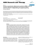 Báo cáo y học: : Immune reconstitution inflammatory syndrome (IRIS): review of common infectious manifestations and treatment options