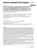 Báo cáo y học: A patient with glycogen storage disease type Ib presenting with acute myeloid leukemia (AML) bearing monosomy 7 and translocation t(3;8)(q26;q24) after 14 years of treatment with granulocyte colony-stimulating factor (G-CSF): A case report