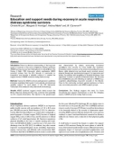 Báo cáo y học: Education and support needs during recovery in acute respiratory distress syndrome survivors