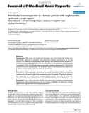 Báo cáo y học: Ventricular noncompaction in a female patient with nephropathic cystinosis: a case rep