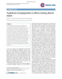 Báo cáo y học: A plethora of angiopoietin-2 effects during clinical sepsis