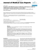 Báo cáo khoa hoc: A patient with Melorheostosis manifesting with features similar to tricho-dento-osseous syndrome: a case report