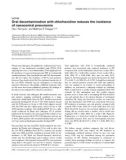 Báo cáo khoa học: Oral decontamination with chlorhexidine reduces the incidence of nosocomial pneumonia