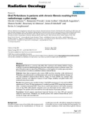 Báo cáo khoa học: Oral Pirfenidone in patients with chronic fibrosis resulting from radiotherapy: a pilot study