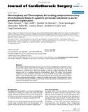 Báo cáo y học: Omentoplasty and Thoracoplasty for treating postpneumonectomy bronchopleural fistula in a patient previously submitted to aortic prosthesis implantation