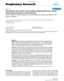 Báo cáo y học: Dissociation by steroids of eosinophilic inflammation from airway hyperresponsiveness in murine airways