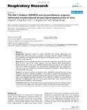 Báo cáo y học: The Raf-1 inhibitor GW5074 and dexamethasone suppress sidestream smoke-induced airway hyperresponsiveness in mice