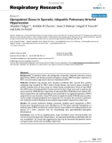 Báo cáo y học: Upregulated Genes In Sporadic, Idiopathic Pulmonary Arterial Hypertension