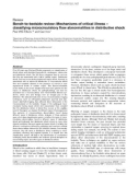 Báo cáo y học: Bench-to-bedside review: Mechanisms of critical illness – classifying microcirculatory flow abnormalities in distributive shock