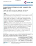 Báo cáo y học: Organ failure and tight glycemic control in the SPRINT study