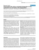 Báo cáo y học: Intervertebral disc cells as competent phagocytes in vitro: implications for cell death in disc degeneration