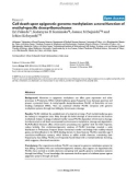 Báo cáo y học: Cell death upon epigenetic genome methylation: a novel function of methyl-specific deoxyribonucleases