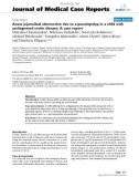 Báo cáo khoa hoc: Acute jejunoileal obstruction due to a pseudopolyp in a child with undiagnosed crohn disease: A case report