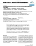 Báo cáo khoa hoc: Acute syphilitic chorioretinitis after a missed primary diagnosis: a case report