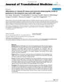 báo cáo hóa học: Alterations in vitamin D status and anti-microbial peptide levels in patients in the intensive care unit with sepsis