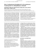 Báo cáo Y học: Role of sulfoquinovosyl diacylglycerol for the maintenance of photosystem II in Chlamydomonas reinhardtii