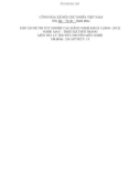 Đáp án đề thi tốt nghiệp cao đẳng nghề khóa 3 (2009-2012) - Nghề: May-Thiết kế thời trang - Môn thi: Lý thuyết chuyên môn nghề - Mã đề thi: DA MVTKTT-13