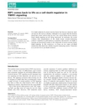 Báo cáo khoa học: RIP1 comes back to life as a cell death regulator in TNFR1 signaling