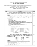 Đáp án đề thi tốt nghiệp cao đẳng nghề khóa 3 (2009-2012) - Nghề: May-Thiết kế thời trang - Môn thi: Lý thuyết chuyên môn nghề - Mã đề thi: DA MVTKTT-23