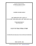 Luận văn Thạc sĩ Địa lý học: Đặc điểm dân số, dân tộc nước Cộng hòa Dân chủ Nhân dân Lào