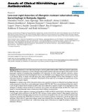 Báo cáo sinh học: Low-cost rapid detection of rifampicin resistant tuberculosis using bacteriophage in Kampala, Uganda