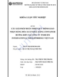 Luận văn: Các giải pháp hoàn thiện quy trình giao nhận hàng hóa xuất khẩu bằng container đường biển tại công ty TNHH International FREIGHTBRIDGE Việt Nam