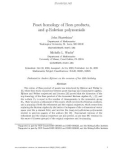 Báo cáo toán học: Poset homology of Rees products, and q-Eulerian polynomials