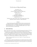 Báo cáo toán học: On the size of dissociated bases