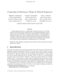 Báo cáo toán học: Computing Evolutionary Chains in Musical Sequences