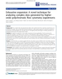 Báo cáo hóa học: Exhaustive expansion: A novel technique for analyzing complex data generated by higherorder polychromatic flow cytometry experiments