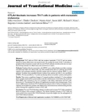 báo cáo hóa học: CTLA4 blockade increases Th17 cells in patients with metastatic melanoma