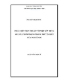 Luận văn Thạc sĩ Ngôn ngữ và Văn hóa Việt Nam: Điểm nhìn trần thuật với việc xây dựng nhân vật Kim Trọng trong Truyện Kiều của Nguyễn Du