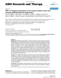 Báo cáo y học: HIV-1 transgene expression in rats causes oxidant stress and alveolar epithelial barrier dysfunction