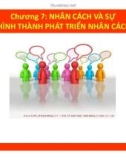 Bài giảng Tâm lý học đại cương: Chương 7 - ThS. Ngô Khánh Tường