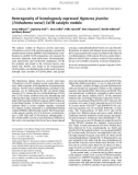 Báo cáo khóa học: Heterogeneity of homologously expressed Hypocrea jecorina (Trichoderma reesei ) Cel7B catalytic module