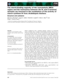 Báo cáo khoa học: The starch-binding capacity of the noncatalytic SBD2 region and the interaction between the N- and C-terminal domains are involved in the modulation of the activity of starch synthase III fromArabidopsis thaliana