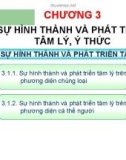 Bài giảng Tâm lý học đại cương: Chương 3 - ThS. Ngô Khánh Tường