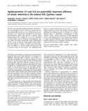 Báo cáo khoa học: Apolipoproteins A-I and A-II are potentially important effectors of innate immunity in the teleost ﬁsh Cyprinus carpio