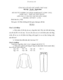 Đề thi tốt nghiệp cao đẳng nghề khóa 3 (2009-2012) - Nghề: May-Thiết kế thời trang - Môn thi: Lý thuyết chuyên môn nghề - Mã đề thi: MVTKTT–LT46