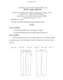 Đề thi tốt nghiệp cao đẳng nghề khóa 3 (2009-2012) - Nghề: May-Thiết kế thời trang - Môn thi: Lý thuyết chuyên môn nghề - Mã đề thi: MVTKTT–LT45