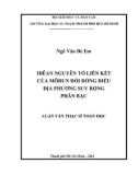 Luận văn Thạc sĩ Toán học: Iđêan nguyên tố liên kết của môđun đối đồng điều địa phương suy rộng phân bậc