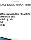 Bài giảng Tâm lý học: Chương 5 - Ngôn ngữ