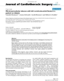 Báo cáo y học: Mitral paravalvular abscess with left ventriculo-atrial fistula in a patient on dialysis