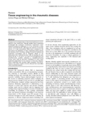 Báo cáo y học: Tissue engineering in the rheumatic diseases