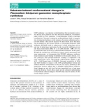 Báo cáo khoa hoc : Substrate-induced conformational changes in Plasmodium falciparum guanosine monophosphate synthetase