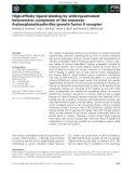 Báo cáo khoa học: High-afﬁnity ligand binding by wild-type/mutant heteromeric complexes of the mannose