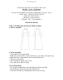 Đề thi tốt nghiệp cao đẳng nghề khóa 3 (2009-2012) - Nghề: May - Thiết kế thời trang - Môn thi: Thực hành - Mã đề thi: MVTKTT-TH21