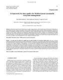 Báo cáo lâm nghiệp: A framework for data quality for Mediterranean sustainable ecosystem management